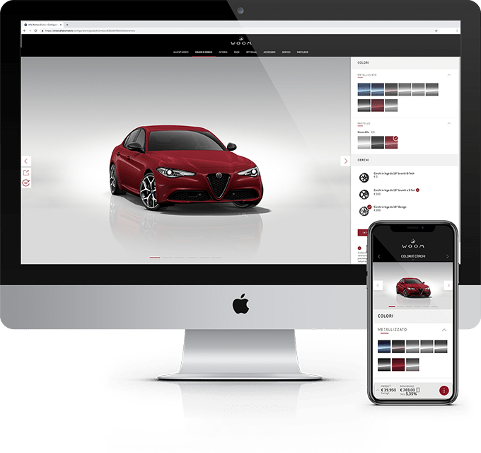 Car product configurator