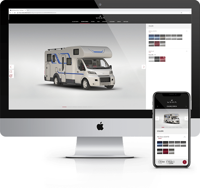 RV product configurator